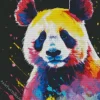 Colorful Bear Panda Diamond Painting