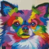 Colorful Chihuahua Dog Diamond Painting