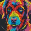 Colorful Dog Diamond Painting