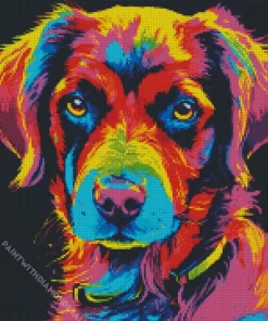 Colorful Dog Diamond Painting