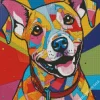 Colorful Dog Art Diamond Painting