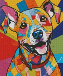 Colorful Dog Art Diamond Painting