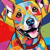 Colorful Dog Art Diamond Painting