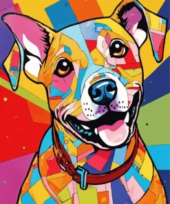 Colorful Dog Art Diamond Painting