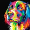 Colorful Dog Pop Art Diamond Painting