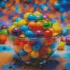 Colorful Gumball Candies Diamond Painting