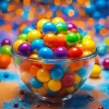 Colorful Gumball Candies Diamond Painting