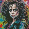 Colorful Helena Bonham Diamond Painting