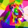 Colorful Lion Diamond Painting