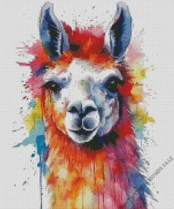 Colorful Llamas Diamond Painting