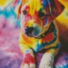 Colorful Puppy Diamond Painting