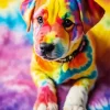 Colorful Puppy Diamond Painting