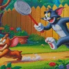 Comedic Tom and Jerry Diamond Painting