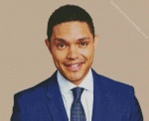 Comedy Central Trevor Noah Diamond Painting