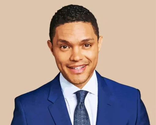 Comedy Central Trevor Noah Diamond Painting