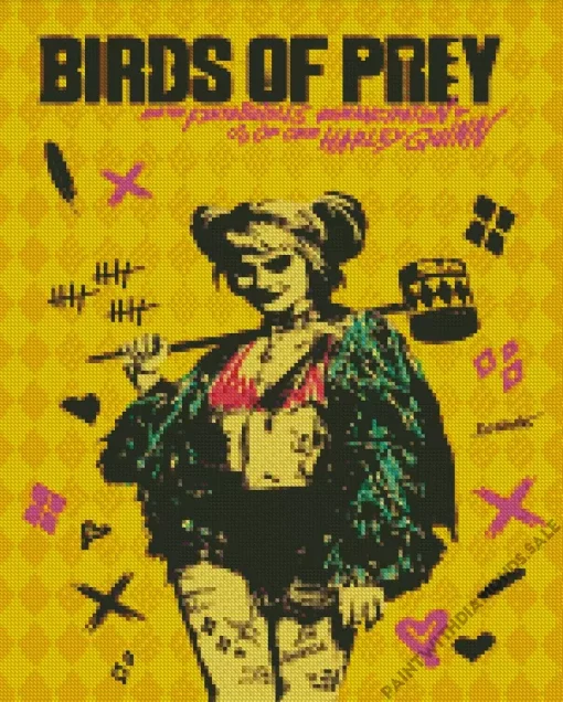 Cool Birds Of Prey Poster Diamond Painting