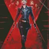 Cool Black Widow Poster Diamond Painting