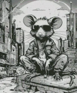 Cool Rat Diamond Painting