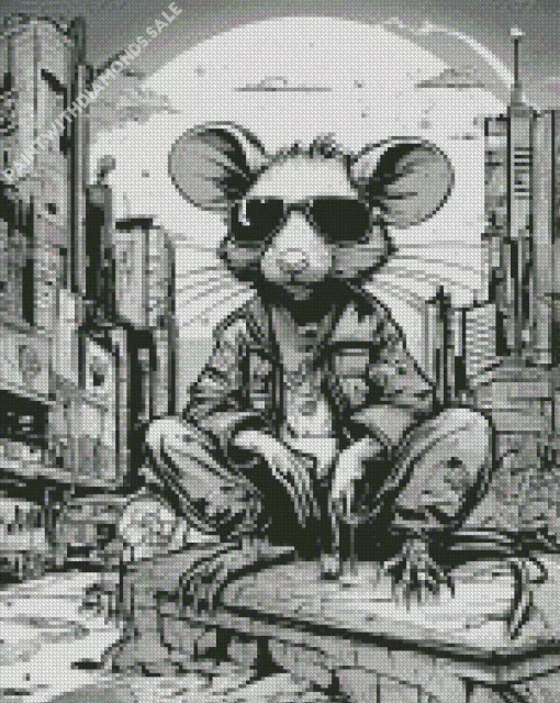 Cool Rat Diamond Painting