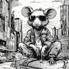 Cool Rat Diamond Painting