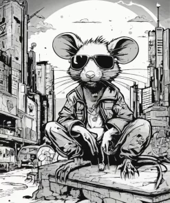 Cool Rat Diamond Painting