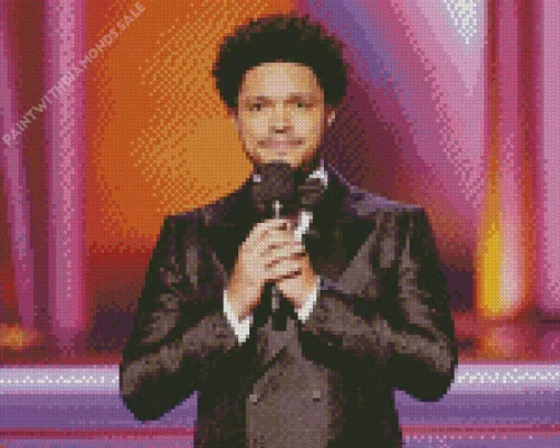 Cool Trevor Noah Diamond Painting