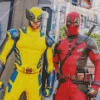 Cool Deadpool And Wolverine Diamond Painting