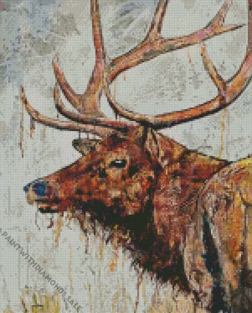 Cool Elk Art Diamond Painting