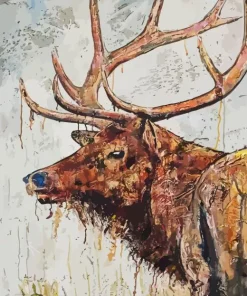 Cool Elk Art Diamond Painting