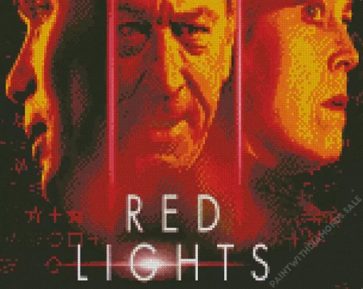 Cool Red Lights Poster Diamond Painting