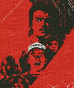 Cool Stranger Things Poster Diamond Painting