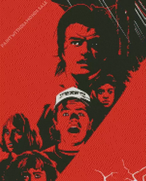 Cool Stranger Things Poster Diamond Painting