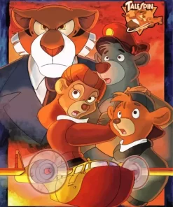 Cool Talespin Poster Diamond Painting