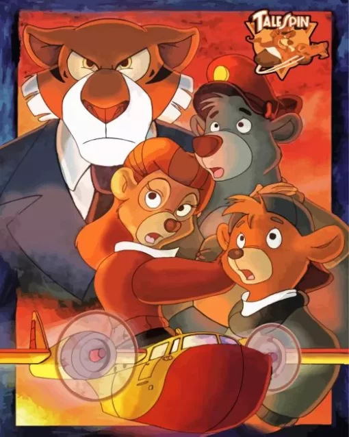 Cool Talespin Poster Diamond Painting