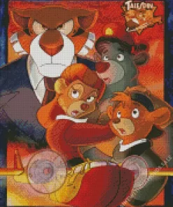 Cool Talespin Poster Diamond Painting