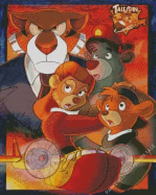 Cool Talespin Poster Diamond Painting