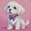 Cute Bichon Frise Diamond Painting