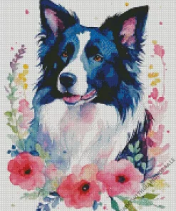 Cute Border Collies Diamond Painting