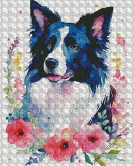 Cute Border Collies Diamond Painting