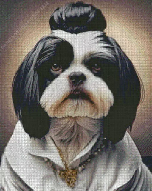 Cute Shih Tzu Diamond Painting