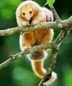 Cute Silky Anteaters Diamond Painting