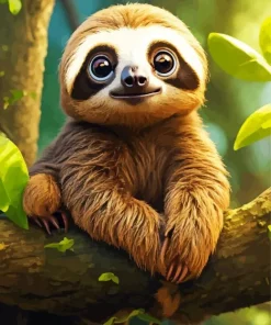 Cute Sloth Diamond Painting