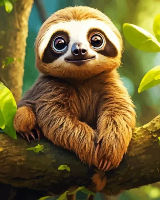 Cute Sloth Diamond Painting