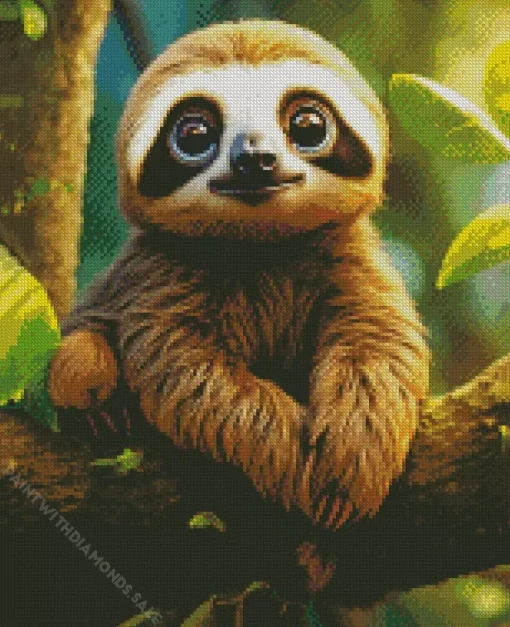 Cute Sloth Diamond Painting