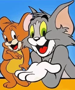 Cute Tom And Jerry Diamond Painting