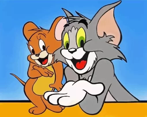 Cute Tom And Jerry Diamond Painting