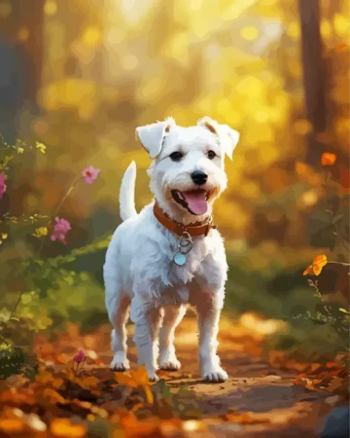 Cute Westie Diamond Painting