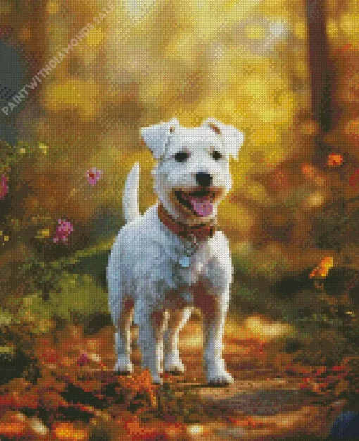 Cute Westie Diamond Painting