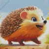 Cute Baby Hedgehog Diamond Painting