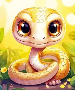 Cute Baby Snake Diamond Painting